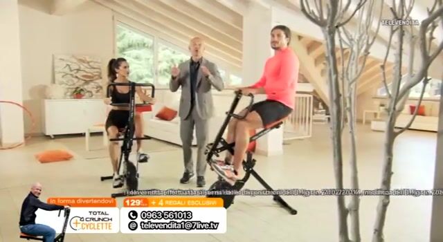 Total Crunch + Cyclette - Giogio Mastrota